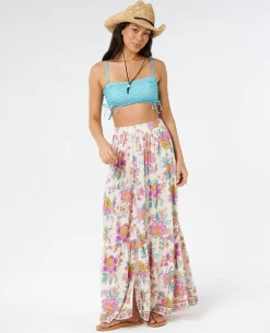 Half Moon Bay Button Thru Maxi Skirt