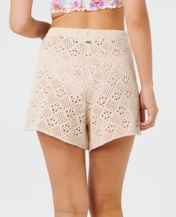 Half Moon Bay Crochet Shorts