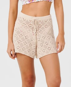 Half Moon Bay Crochet Shorts