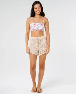 Half Moon Bay Crochet Shorts