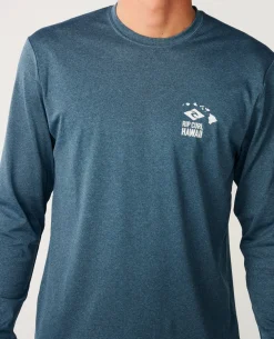 Hawaii Destination UPF Long Sleeve Rash Guard