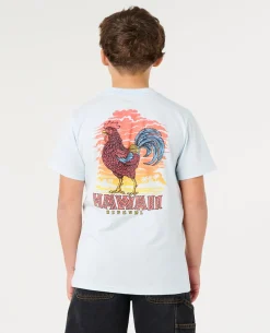 Hawaii Rooster Tee- Kids