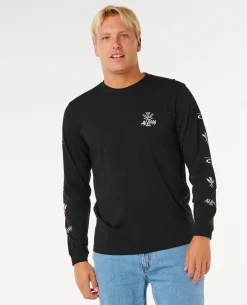 Hawaii Tapa Hex Long Sleeve Tee