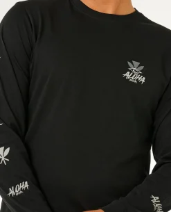 Hawaii Tapa Hex Long Sleeve Tee