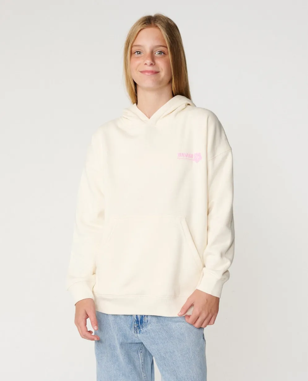 Hibiscus Heat Hawaii Hood - Kids