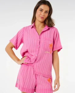 Hotel Malibu Embroid Shirt
