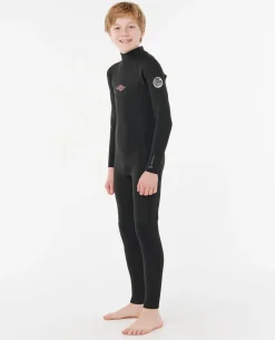 Kids Dawn Patrol 4/3 Back Zip Steamer