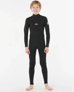 Kids Dawn Patrol 4/3 Back Zip Steamer