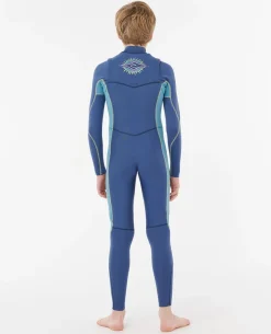 Kids Dawn Patrol 3/2 Chest Zip Steamer