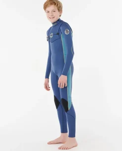 Kids Dawn Patrol 3/2 Chest Zip Steamer