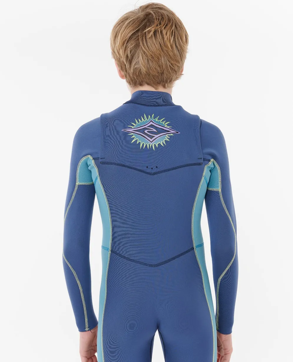 Kids Dawn Patrol 3/2 Chest Zip Steamer