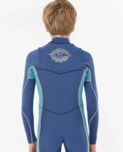 Kids Dawn Patrol 4/3 Chest Zip Steamer