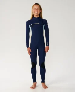 Kids Dawn Patrol 4/3 Chest Zip Steamer