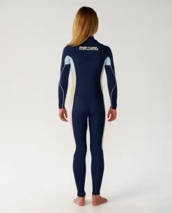 Kids Dawn Patrol 4/3 Chest Zip Steamer