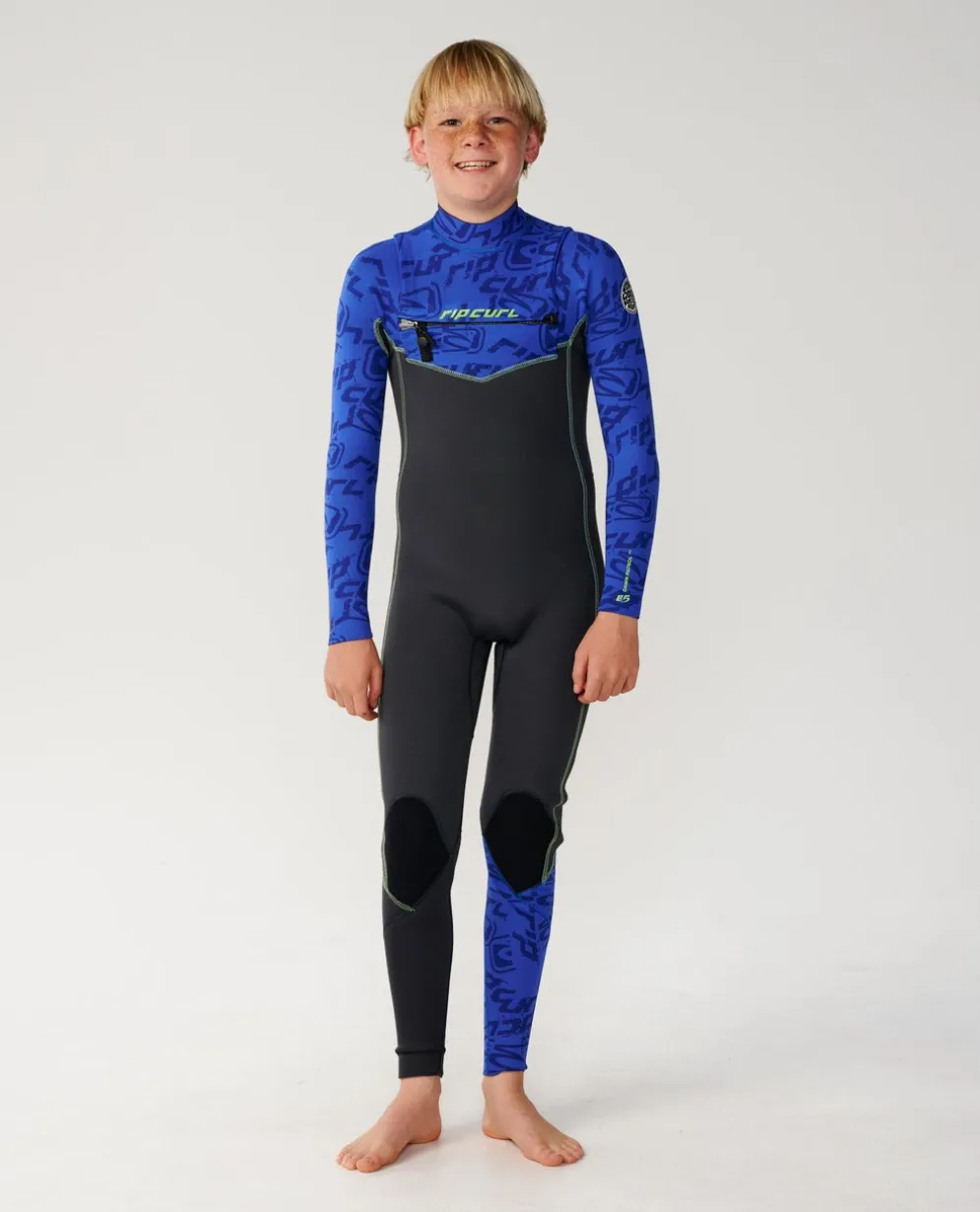 Kids Dawn Patrol 3/2 Chest Zip Steamer