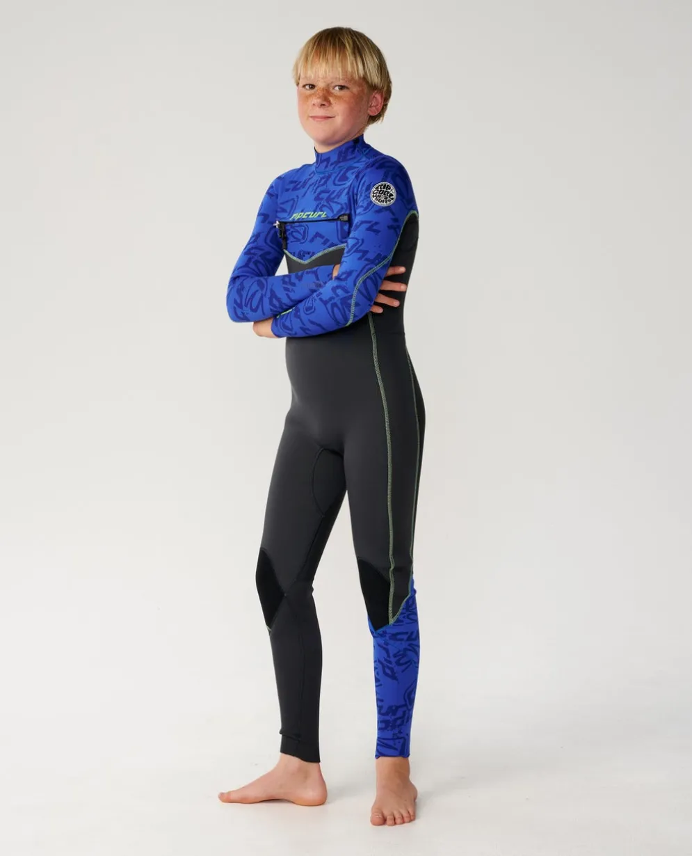 Kids Dawn Patrol 3/2 Chest Zip Steamer