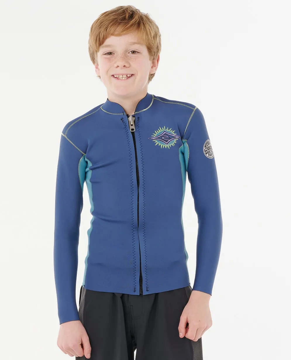 Kids Dawn Patrol Front Zip Surf Jacket