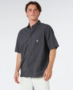 Liquid Trips Check Short Sleeve Shirt