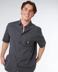 Liquid Trips Check Short Sleeve Shirt