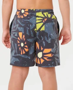 Liquid Trips Volley Boardshort - Kids