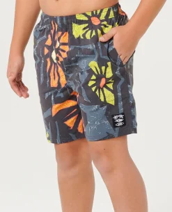 Liquid Trips Volley Boardshort - Kids