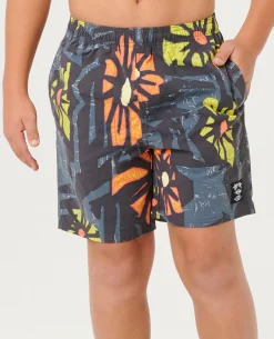 Liquid Trips Volley Boardshort - Kids