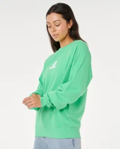 Luxe Surf Raglan Relaxed Crew