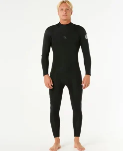 Mens Dawn Patrol 4/3 Back Zip Steamer Wetsuit