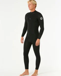 Mens Dawn Patrol 4/3 Back Zip Steamer Wetsuit