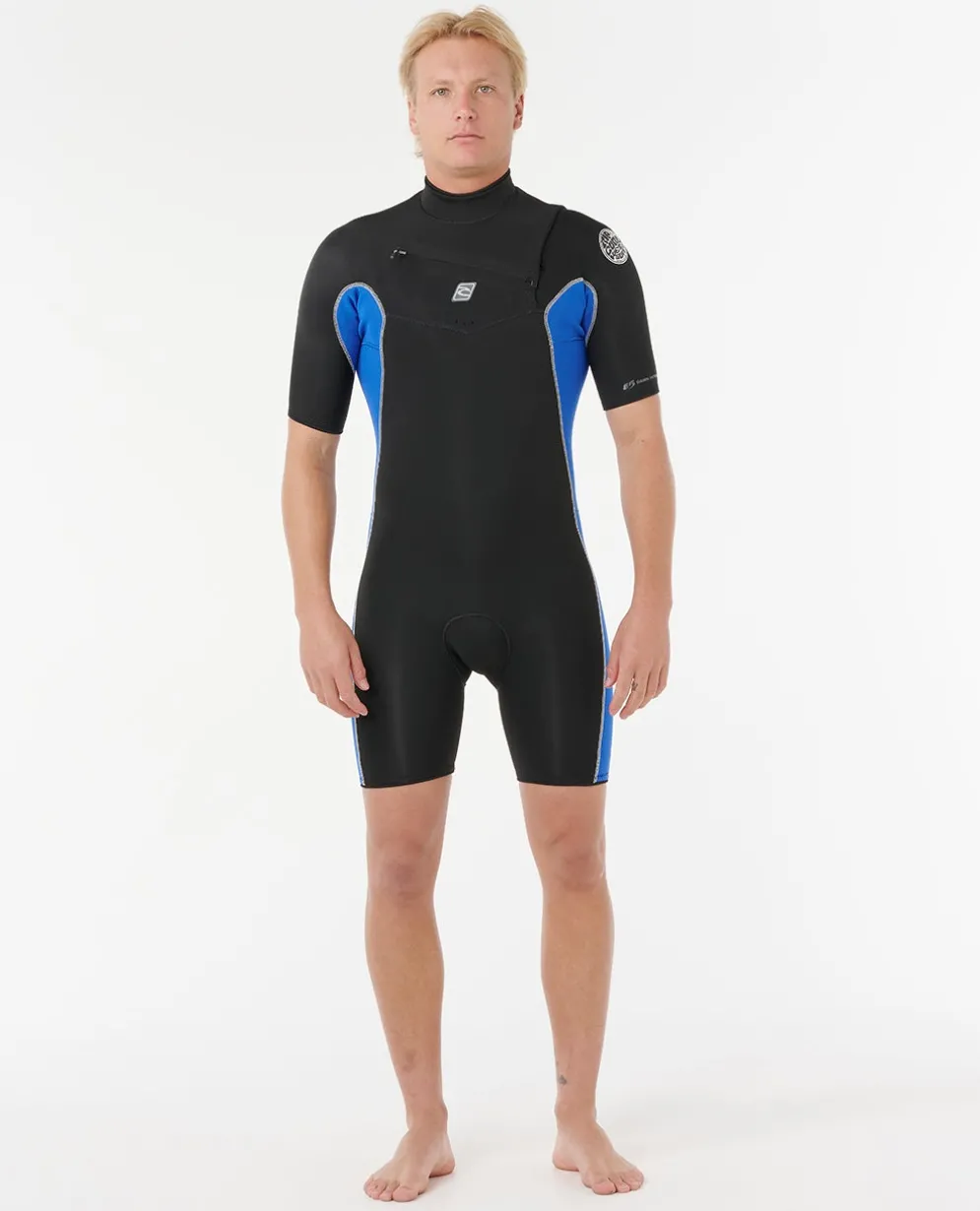 Mens Dawn Patrol 2/2 Chest Zip Springsuit