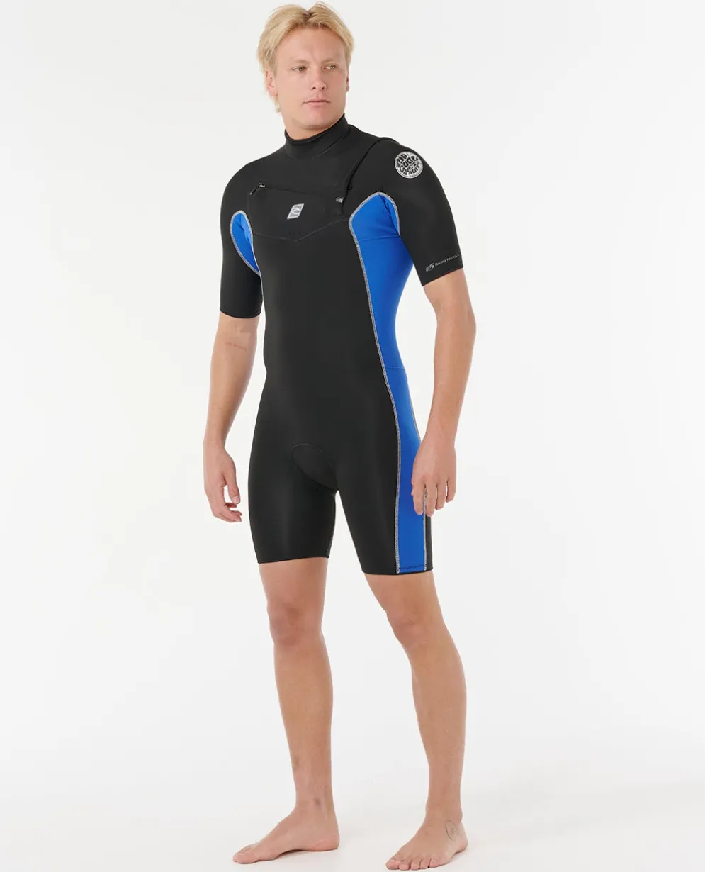 Mens Dawn Patrol 2/2 Chest Zip Springsuit