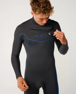 Mens Dawn Patrol 4/3 Chest Zip Steamer Wetsuit