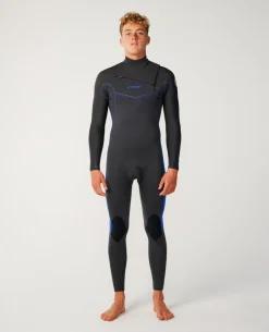 Mens Dawn Patrol 4/3 Chest Zip Steamer Wetsuit