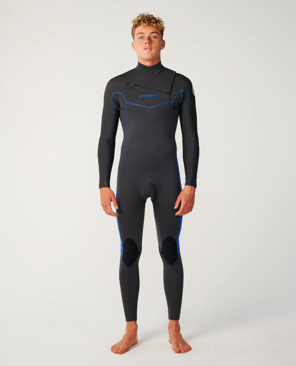 Mens Dawn Patrol 4/3 Chest Zip Steamer Wetsuit
