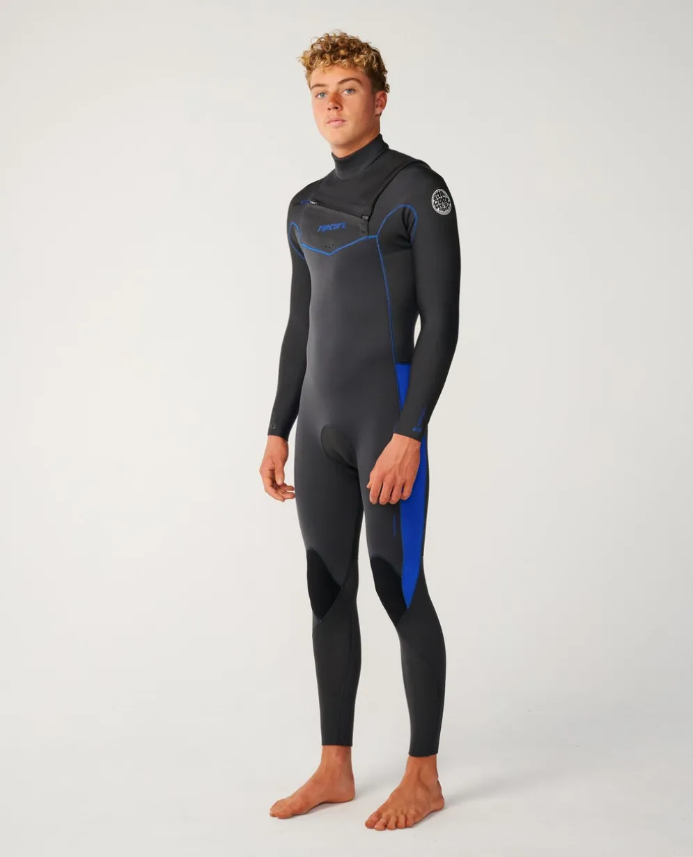 Mens Dawn Patrol 4/3 Chest Zip Steamer Wetsuit