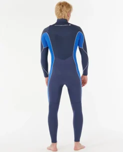 Mens Dawn Patrol 4/3 Chest Zip Steamer Wetsuit