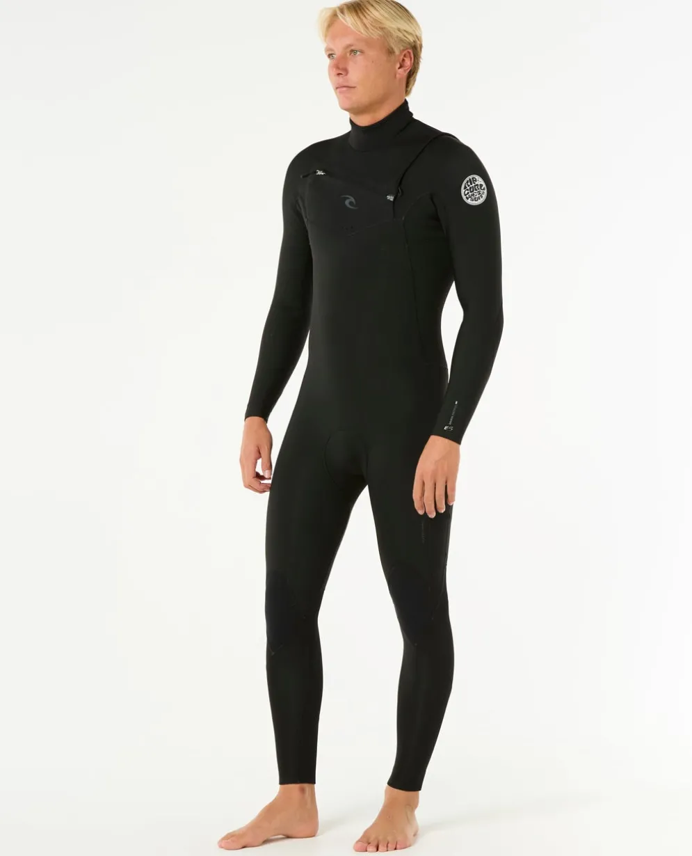 Mens Dawn Patrol 4/3 Chest Zip Steamer Wetsuit