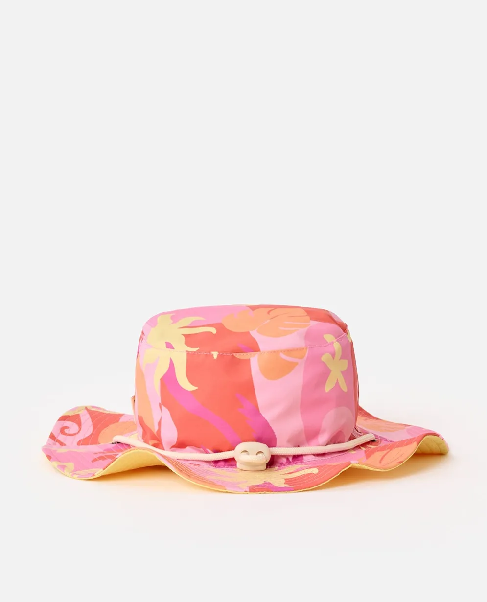 Mixed Reversible UPF50 Bucket Hat- Girls