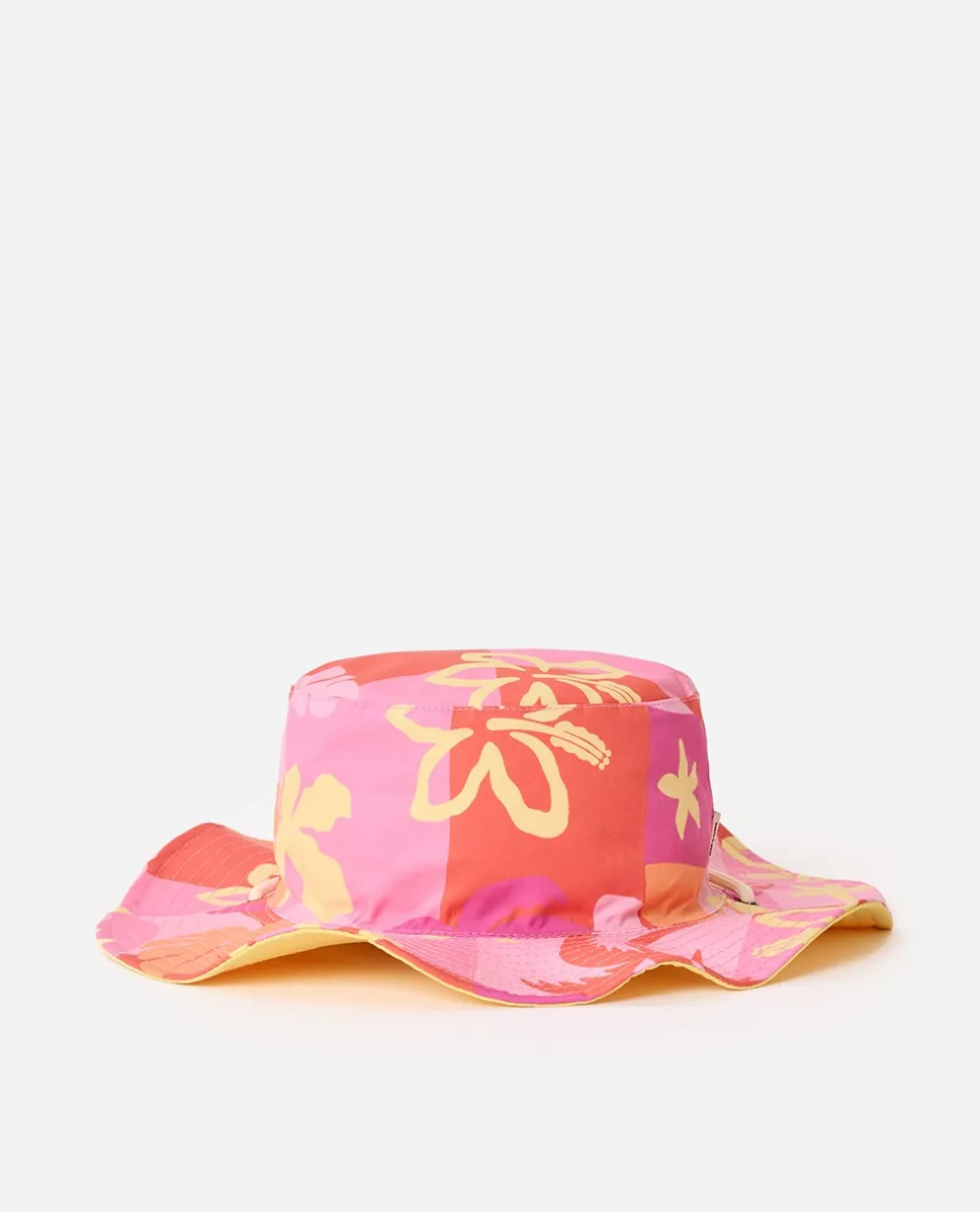 Mixed Reversible UPF50 Bucket Hat- Girls