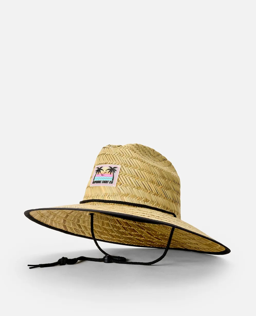 Mixed Straw Sun Hat