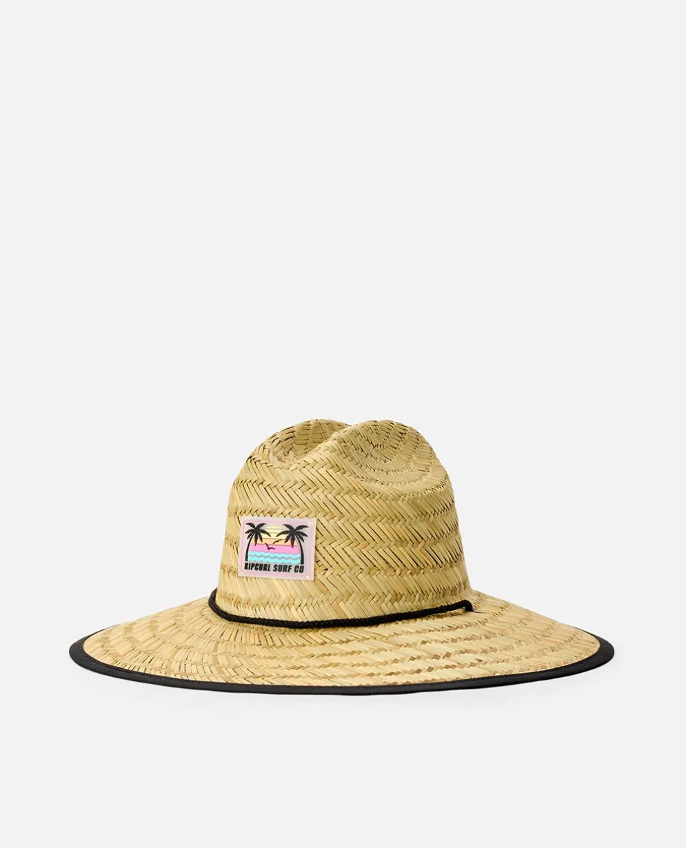 Mixed Straw Sun Hat