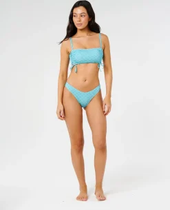Moon Geo Hi Leg Cheeky Coverage Bikini Bottoms