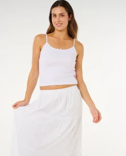 Oasis Broderie Maxi Skirt