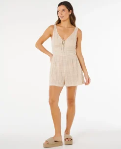 Paradise Check Romper