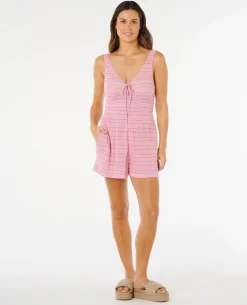 Paradise Check Romper