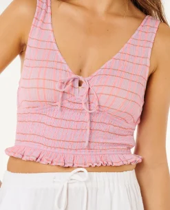 Paradise Check Top