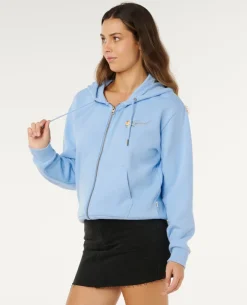 Poolside Zip Through Relaxed Hood