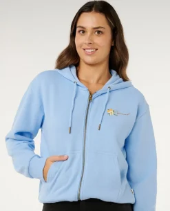 Poolside Zip Through Relaxed Hood