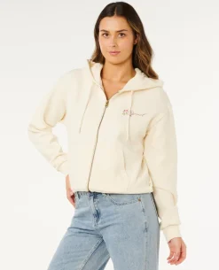 Poolside Zip Through Relaxed Hood