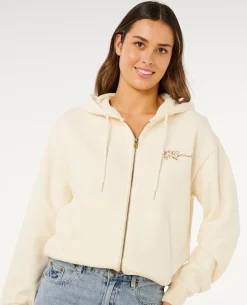 Poolside Zip Through Relaxed Hood